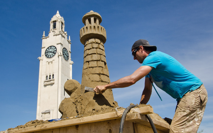 Concours de sculptures sur sable, "Art en Sable"